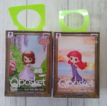 Qposket petit 2점 아리엘 소피아 피규어 디즈니