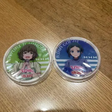 터키 라운드 1 코스터 2개 세트