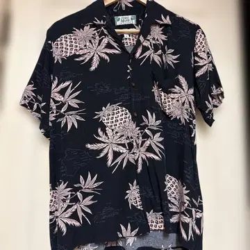 TWO PALMS 알로하 셔츠 반팔 블랙