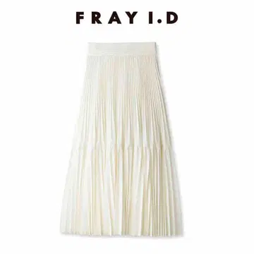 FRAY I.D 티어드 플리츠 볼륨 스커트