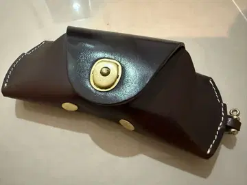 가죽 안경 케이스 다크 브라운