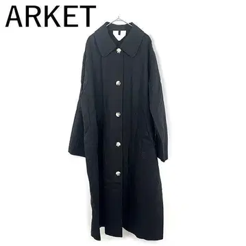 아케트 ARKET 스텐카라 코트 오버 사이즈 블랙