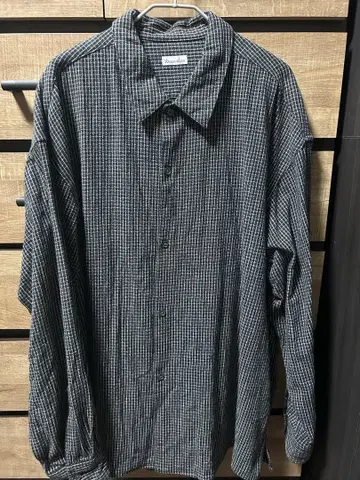 스티븐 앨런 체크 무늬 긴팔 셔츠 XL