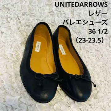 컨디션 최상 UNITEDARROWS 유나이티드 애로우즈 발레 슈즈 리본