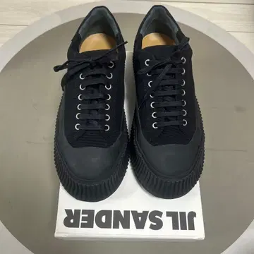 질 샌더 블랙 스니커즈