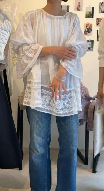 pur 블라우스 미사용 새상품