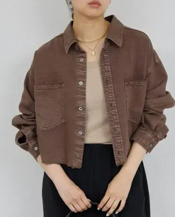 개럴개런트 리오셀 숏 셔츠 브라운