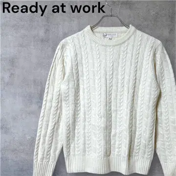 [ Ready at work ] (M) / 남성용 케이블 니트 스웨터
