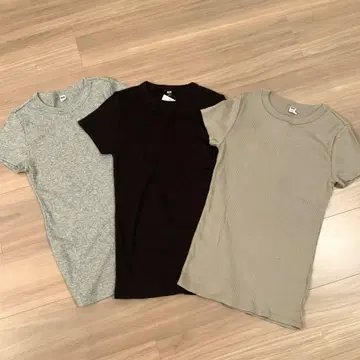 [ 묶음 판매 미사용 새상품 ] UNIQLO T셔츠 컴팩트 슬림