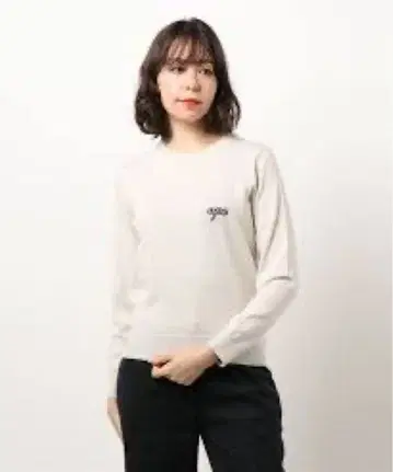 APC 아이보리 긴팔 니트 스웨터 S