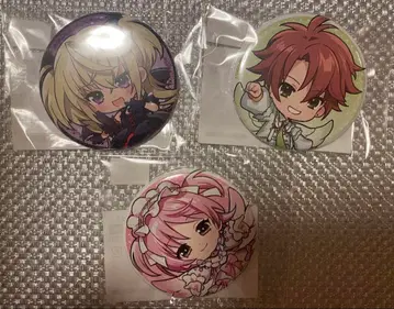 수호캐릭터! 천사와 악마 마루쿠지 캔뱃지 3종 세트