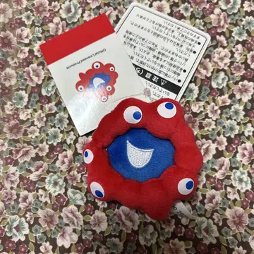 오사카 엑스포 미야쿠미야쿠 봉제 인형 키링 볼체인 페이스