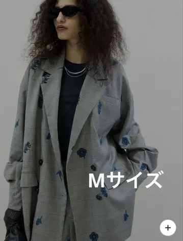 AMERI VINTAGE CHECK FLOWER PAPA JACKET