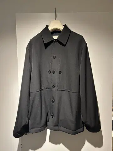 질 샌더 울 개버딘 밀리터리 자켓 jil sander 블루종