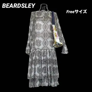 [ BEARDSLEY ] 원피스 티어드 아라베스크 비즈 밴딩