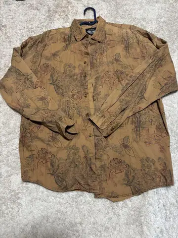 dockers 90s 긴팔 패턴 셔츠 M 사이즈 다커스