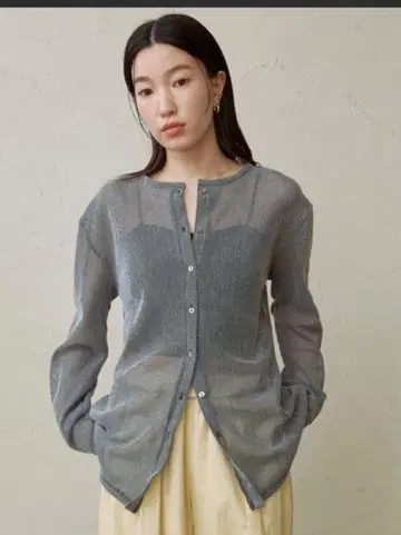 2way 메쉬 가디건 (블랙 계열)