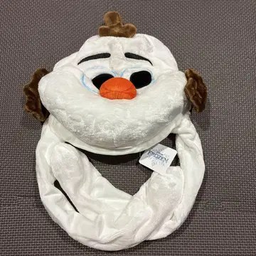 올라프 눈사람 인형옷 모자