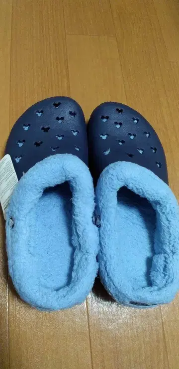 디즈니 미키 Crocs 네이비/블루 8/10