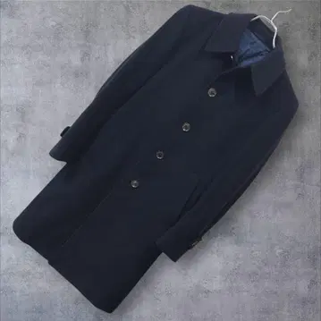 azabu tailor 아자부 테일러 코트 네이비 블랙 L 울