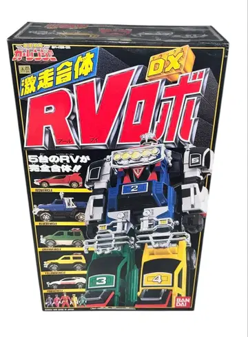 데드스탁 미사용품 격주전대 카레인저 격주합체 DX RV 로보 블랙 상자