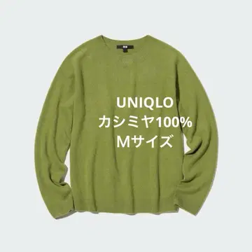 유니클로 3D 캐시미어 크루넥 스웨터  M