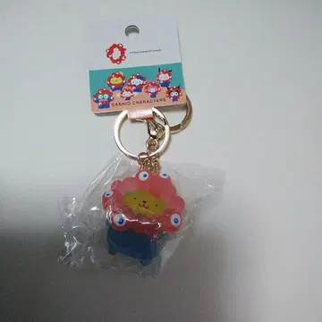 먀쿠먀쿠 산리오 키링 폼폼푸딩 클리어