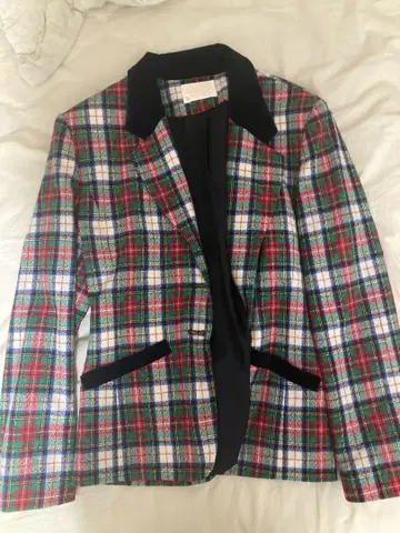 구제 의류 Pendleton 체크 무늬 자켓