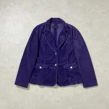 ESCADA SPORT 에스카다 테일러드 자켓 코듀로이 보라색