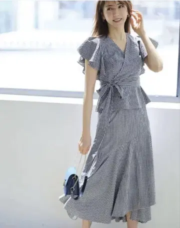 STYLEVOICE 깅엄 체크 셋업
