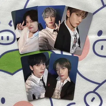TXT SANCTUARY Kpop 나라 특전 트레이딩 카드 전원 5장