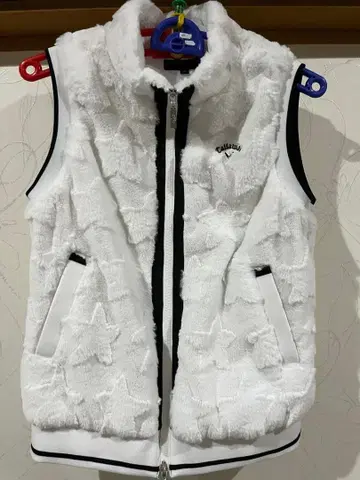 [ 새상품급 ] Callaway 별 패턴 플리스 베스트