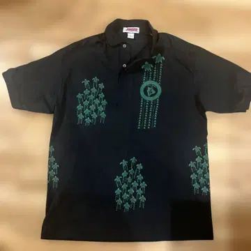 Jerzees 90s 저지 미국제 USA 블랙 피케 셔츠 M
