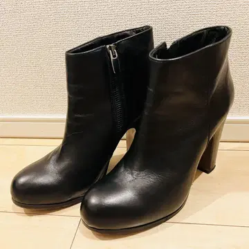 [ 새상품급 ] 파비오 루스코니 숏부츠 가죽 블랙 38(25cm)