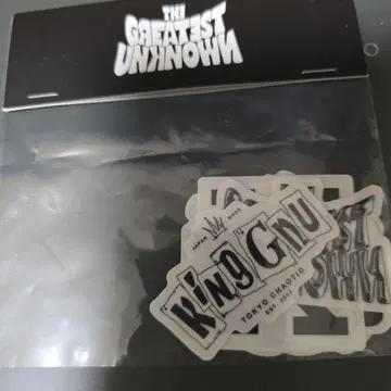 King Gnu THE GREATEST UNKNOWN 스티커
