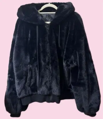 토끼 퍼 후드티