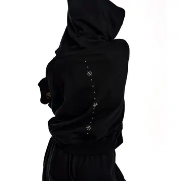 카시코 몽크 후드집업 Monk Over Hood Zip-up Black | 후드티/후드집업