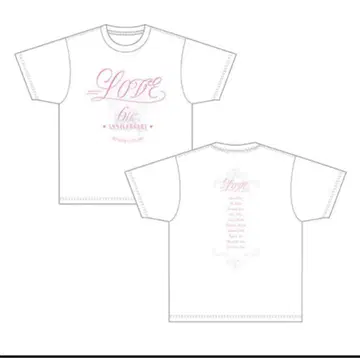 =LOVE 이코라브 6주년 T셔츠