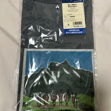 mont-bell 남성용 T셔츠 S 그레이 호타카 종주