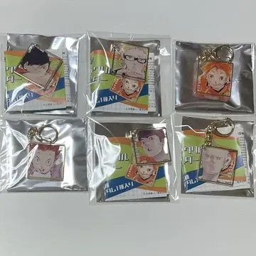 하이큐 색지풍 아크릴 키링