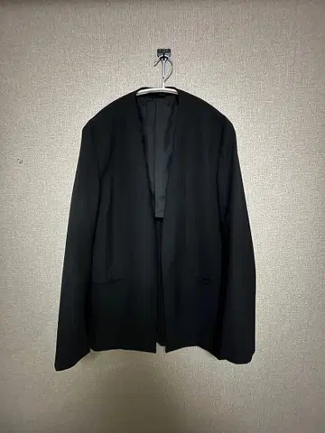 Edition 노카라 자켓 블랙