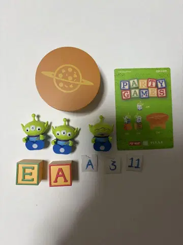 팝마트 리틀 그린맨 popmart party game
