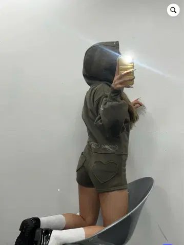 HTH sweat hood romper