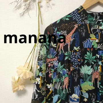 manana 마냐나스 엘 테레사 애니멀 프린트 원피스 올 패턴