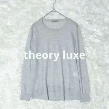 컨디션 최상 theory luxe 띠어리 럭스 울100% 니트 그레이