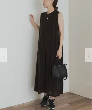 어반 리서치 도어스 시어 벨로아 원피스 브라운