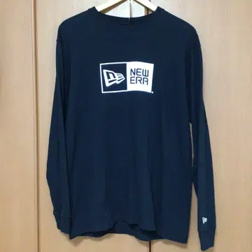 [ 새상품급 ] NEW ERA/뉴에라 박스 로고 롱 T L 사이즈/블랙