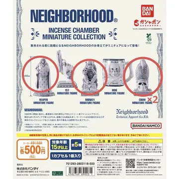 NEIGHBORHOOD 미니어처 피규어 세트