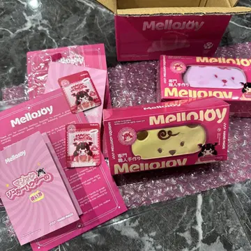 [ 새상품 ] mellojoy 치즈 베어 세트 스퀴즈