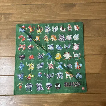 초대 포켓몬스터 캐릭터 손수건 씰 포함 2세트